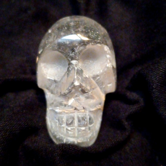 GEMSTONE HEALING STONE QUARTZ SKULL 💀 - Picture 1 of 7